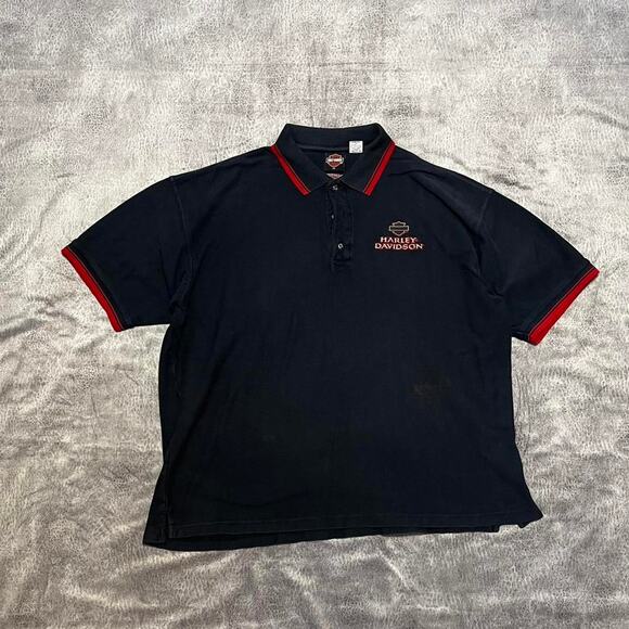 Harley davidson mens polo top - Picture 1 of 7